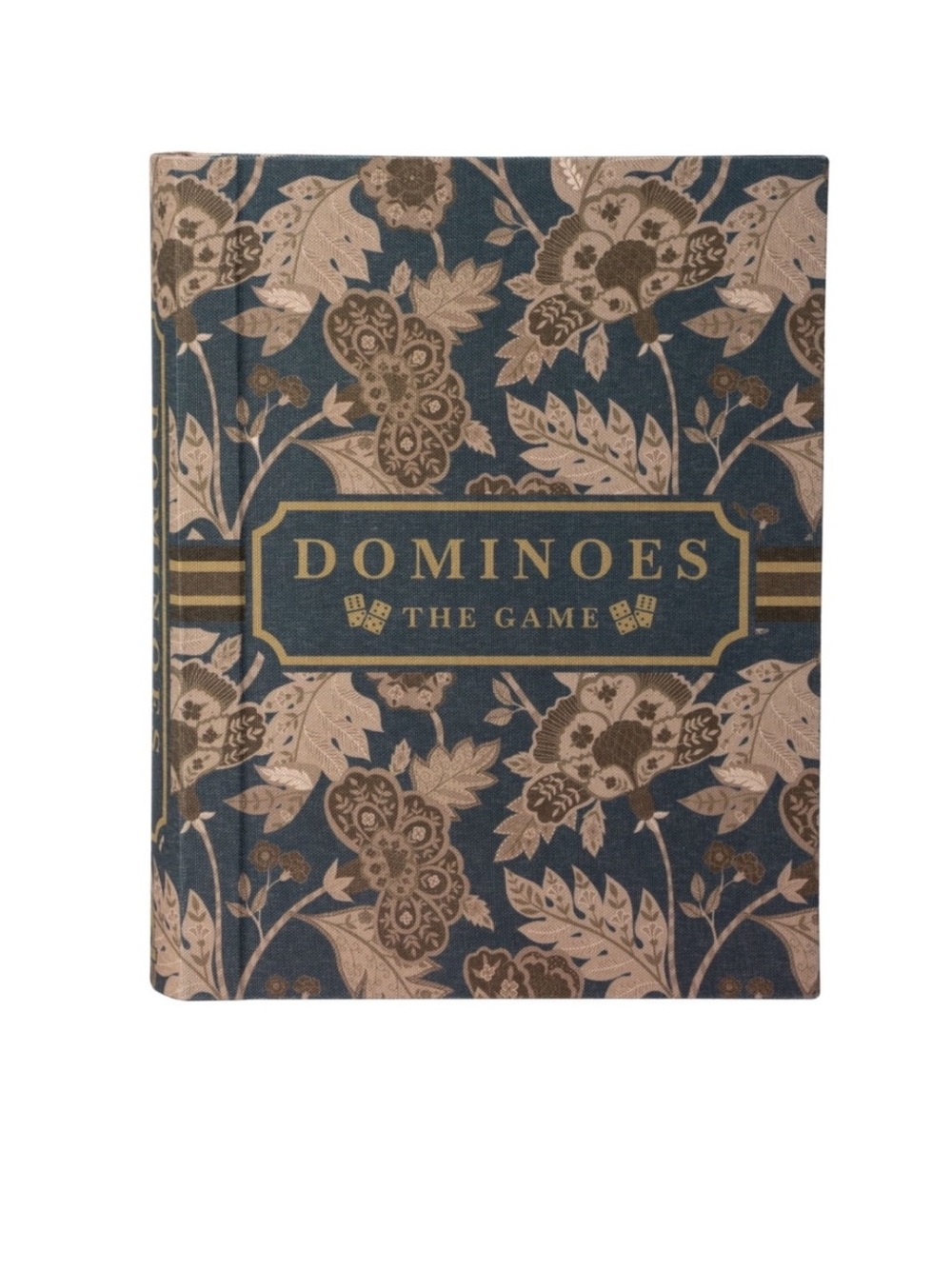 Home Décor Collection Sterling & Noble Home Blue Floral Dominoes Game Set Book